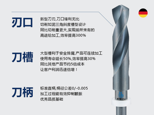 二分之一柄鉆